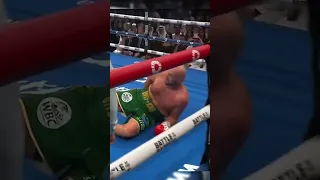 Francis Ngannou KNOCKDOWN vs Tyson Fury