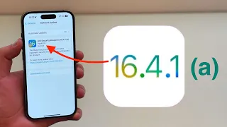 iOS 16.4.1 (a) - Rapid Security Response - New Type of Software Update!
