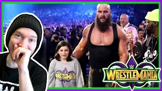 REACTION: BRAUN STROWMAN PICKS NICHOLAS! WRESTLEMANIA 34