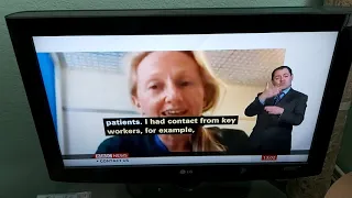 BBC News at One with BSL interpreter on BBC News Channel on Monday 18th May 2020