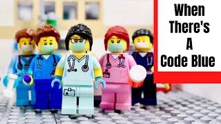 Healthcare Workers During A Code Blue | LEGO Hospital Stop Motion