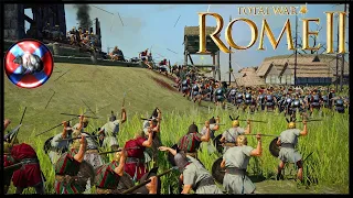 Surprise Ambush!  Brutal Javelins!  4v4 Total War: Rome 2 Siege