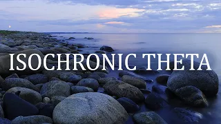 Gradual Isochronic Theta - 100% Pure Theta Frequency Wave | Binaural Isochronic Tone |