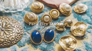 Shopping at Paris flea markets | Antique vintage hunting | We found beautiful antique plates