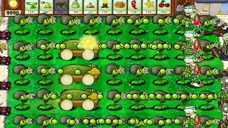 99 Gatling Pea Cob Cannon vs 999 Gargantuar   Plants vs Zombie Battlez