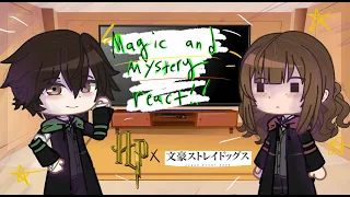 Magic and Mystery react!!! (Harry potter x bsd) [Dazai Osamu] EXTRA, SUPER AMAZING VIDEO!!!!!