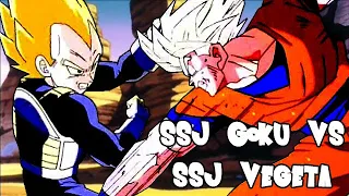 SSJ Goku vs SSJ Vegeta