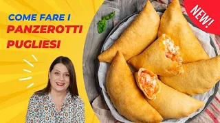 Panzerotti Pugliesi: super stringy, filled with mozzarella and tomato!