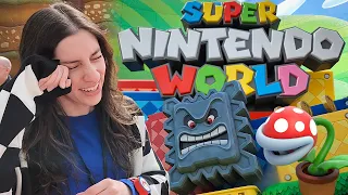 I CRIED. First visit to Super Nintendo World at Universal Studios Hollywood!