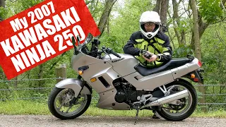 My 2007 Kawasaki Ninja 250 Ride and Overview ( EX250R )