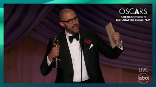 'American Fiction' Wins Best Adapted Screenplay | 96th Oscars (2024)