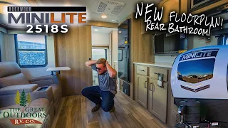 NEW 2024 Rear Bath Mini Lite Floorplan! - 2024 Rockwood Mini-Lite 2518S