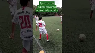 ejercicios de calentamiento en fútbol sub 15