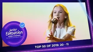 TOP 50: Most watched in 2019: 20 TO 11 - Junior Eurovision Song Contest