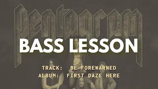 Pentagram - Be Forewarned // Bass Lesson + TAB // How to Play Stoner Rock & Doom Metal