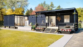 Shipping Container House Design ||  Enjoying Moments