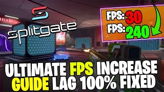 Splitgate - Boost FPS | Fix Lag on Any PC! 2021