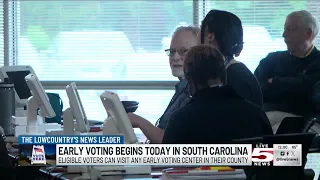 VIDEO: Early voting now underway in South Carolina