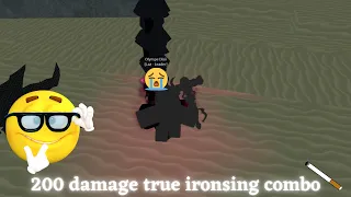 True Ironsing combo | Deepwoken