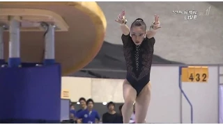 湯元さくら Sakura yumoto 2015 Japan 跳馬 女子 体操 Women's Vault