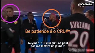 Neymar briga com arbitro após fim de partida