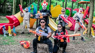 LTT Films : Special Mission Captain SEAL Black Panther Nerf Guns Fight Criminal Group Rocket Mask