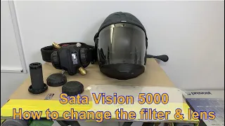 SATA VISION 5000 airfed mask filter change