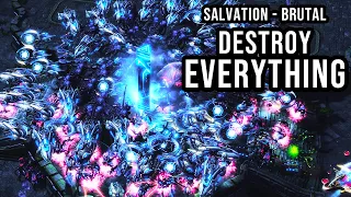 StarCraft 2 LotV - Salvation - Destroy EVERYTHING (Brutal)