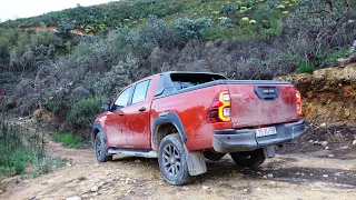 Toyota Hilux Legend 50 off-road test at Kroonland