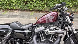 harley sportster 48 hd48 model 2018 🇺🇸  ฮาเล่ย์ สปอร์ตเตอร์ ท่อ แวนด์ แอนด์ ไฮน์  v&h short shots