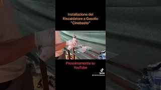 Installazione del riscaldatore a gasolio “cinebasto”