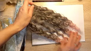 Из чего можно сделать волосы для куклы