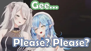 Lamy Cute Begging to Shishiron 【HOLOLIVE】【ENG SUB】