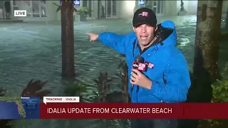 TRACKING IDALIA | Floods and intense winds hit Clearwater Beach