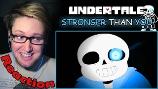 Stronger Than You (Undertale Animation) REACTION! | SANS! |