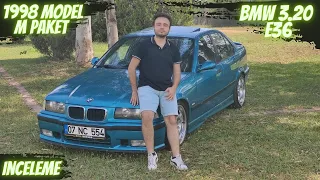 BMW E36 3.20İ| M PAKET| 150 HP| 2.0| 1998 MODEL| İNCELEME| MANUEL 5 VİTES| POV SÜRÜŞ