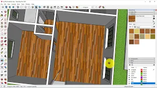 Step by Step SketchUp Walkthrough:  The Materials Panel in SketchUp Pro  |   Ep. 15