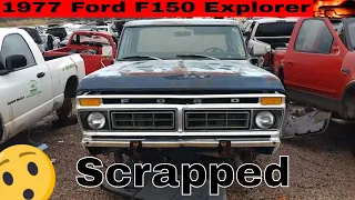 1977 Ford F150 Custom Explorer Junkyard Find