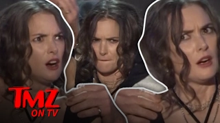 Winona Ryder’s Crazy Face Mystery Solved! | TMZ TV