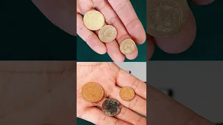 Простейший способ чистки монет СССР