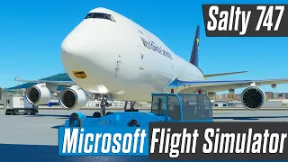 Jumbo Jet Boeing 747-8 ile Alaska'da Kargo Taşıyoruz! Microsoft Flight Simulator w/Honeycomb