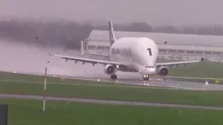 Beluga 1 taking off from Hawarden UK