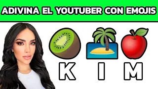 ADIVINA EL YOUTUBER CON LA INICIAL DEL EMOJI 🔥 Cuantos Youtubers Conoces | MusicLevelUP