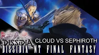 DISSIDIA NT FINAL FANTASY - Cloud vs Sephiroth (Story Mode) English Fandub