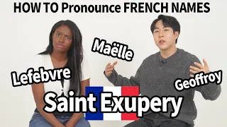 Korean Try To Pronounce French Names!!!