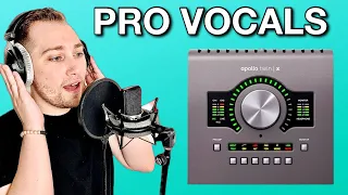 How To Record VOCALS With The APOLLO TWIN + UAD