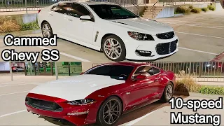 10-speed Mustang vs Cammed Chevy SS