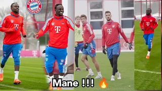 Sadio Mane returns to Bayern Munich training for after injury 🔥, meets Mueller,Sommer...Bayern news