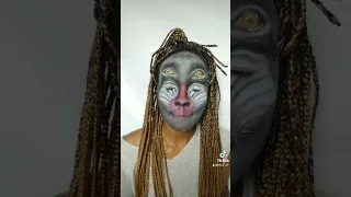 RAFIKI lion king  I tried though..#trendy #makeup #maekupart #lionkingmovie