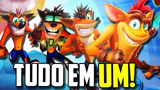 TODOS OS JOGOS DO CRASH BANDICOOT EM 1 ÚNICO VÍDEO!